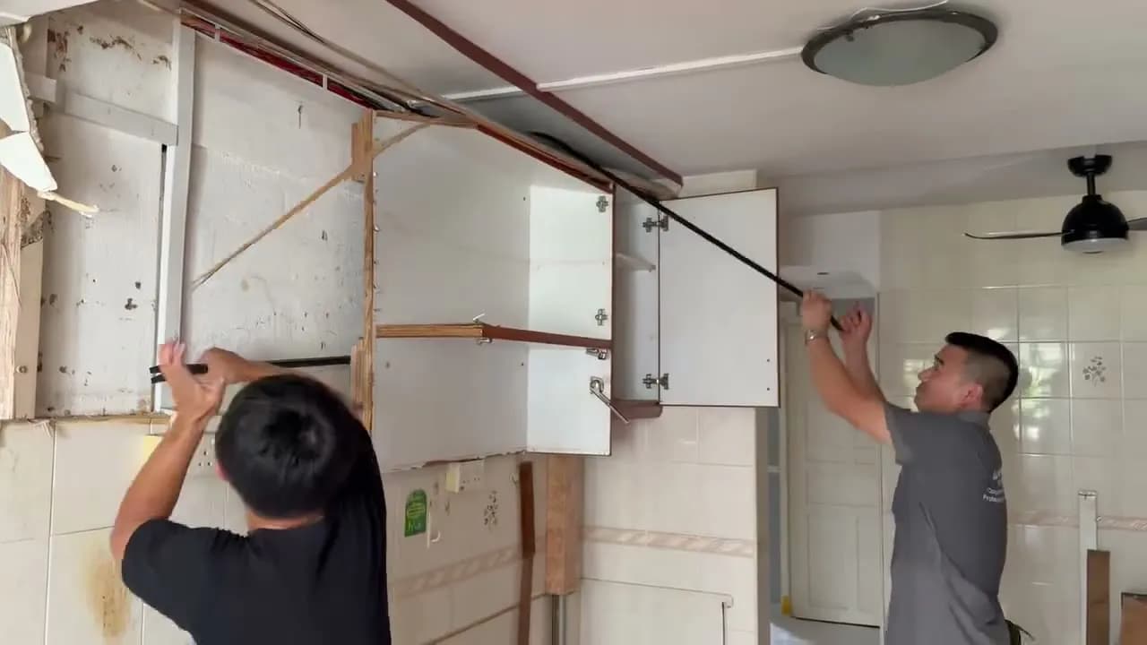 Built-in Furniture Removal